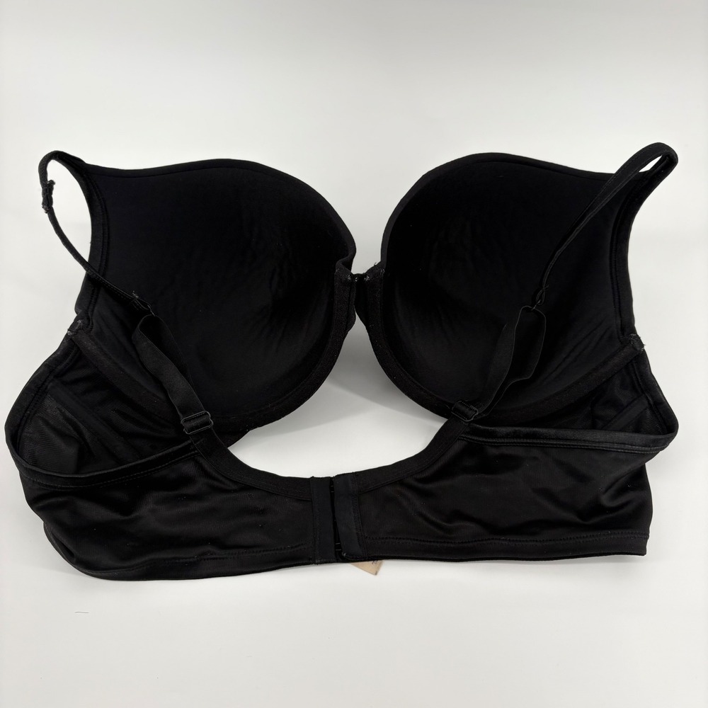 Cacique Black Full Coverage Underwire‎ Bra Size 44C Smooth Padded Intimates